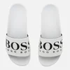 BOSS Men's Solar Slide Sandals - White - Image 1