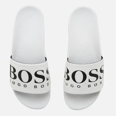 BOSS Men's Solar Slide Sandals - White