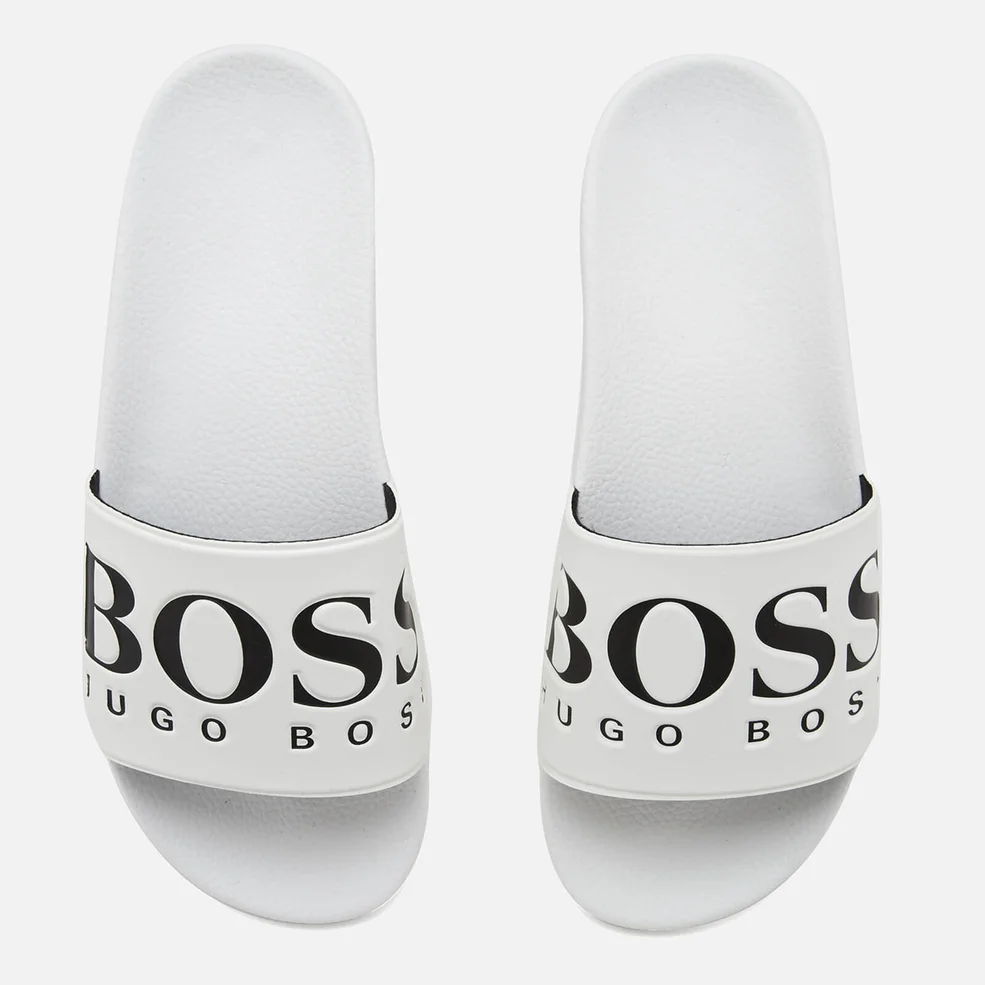 BOSS Men's Solar Slide Sandals - White Image 1