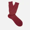 Pantherella Men's Labernum Merino Rib Socks - Wine - Image 1
