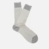 Pantherella Men's Fabian Herringbone Cotton Socks - Mid Grey Mix - Image 1