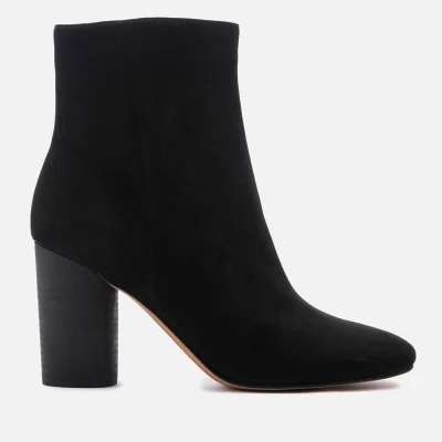 Sam Edelman Women's Corra Suede Heeled Ankle Boots - Black