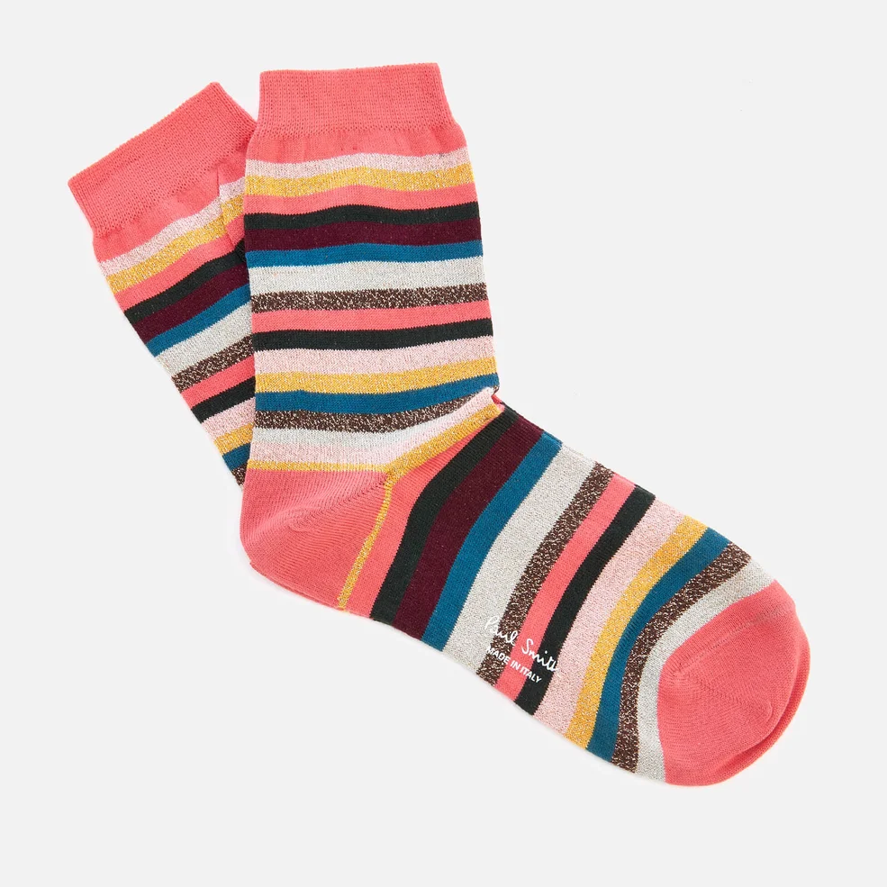 PS by Paul Smith Women's Clarissa Lurex Swirl Socks - Multi Image 1