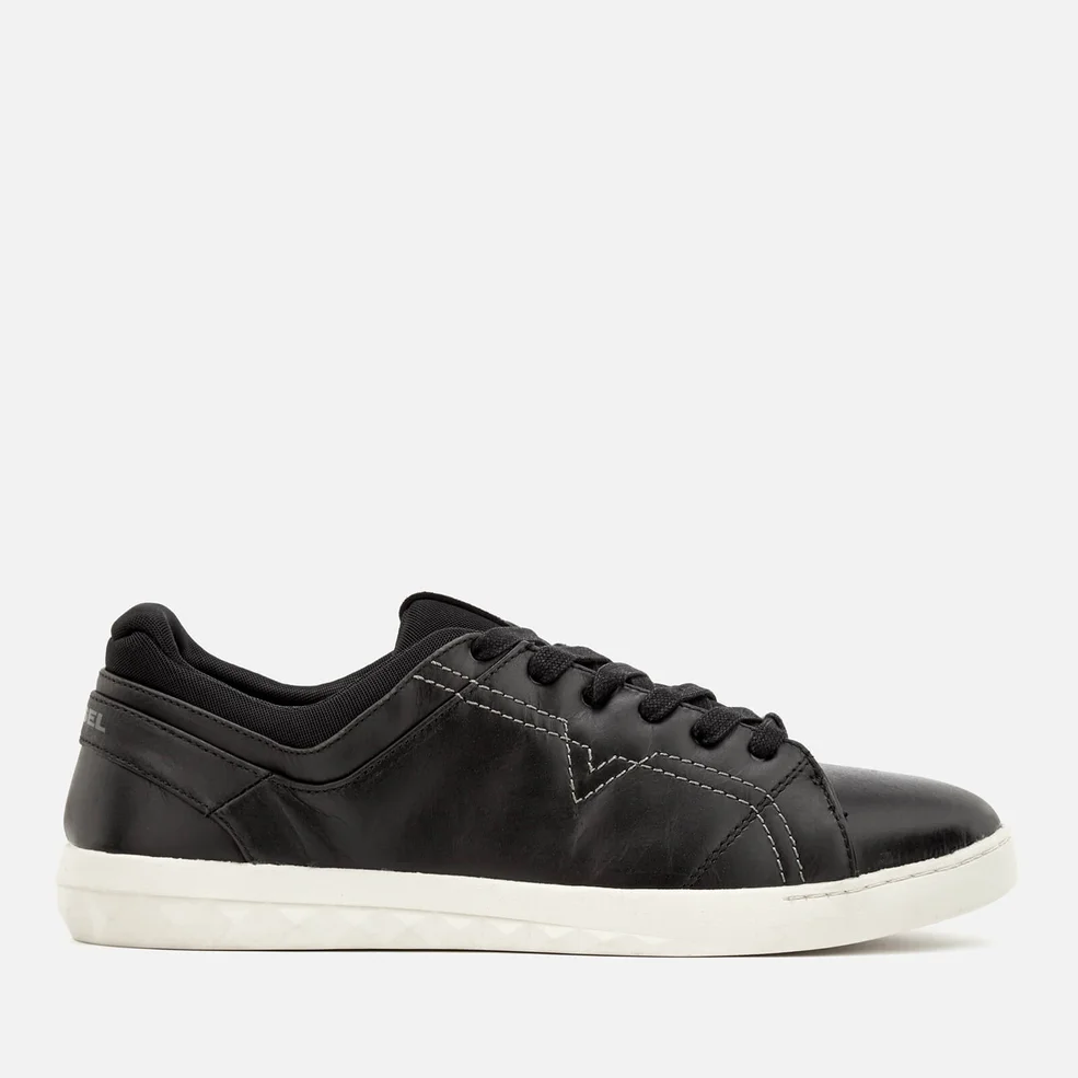 Diesel Men's S-Studdzy Lace Leather Low Top Trainers - Black Image 1