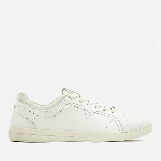 Diesel Men's S-Studdzy Lace Leather Low Top Trainers - White