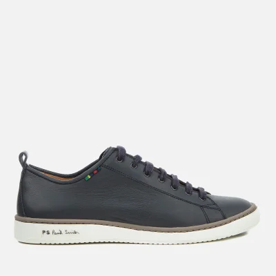 PS by Paul Smith Men's Miyata Leather Trainers - Dark Navy