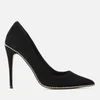 Kurt Geiger London Women's Envy Suede Court Shoes - Black - Image 1