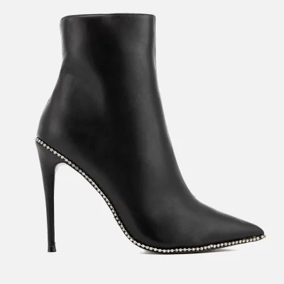Kurt Geiger London Women's Rae Leather Heeled Shoe Boots - Black