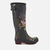 Joules Women's Welly Print Adjustable Tall Wellies - Navy Artichoke Floral - Image 1