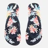 Joules Women's Flip Flops - Navy Whitstable Floral - Image 1