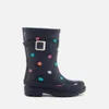 Joules Kids' Tiny Spot Wellies - Navy - Image 1