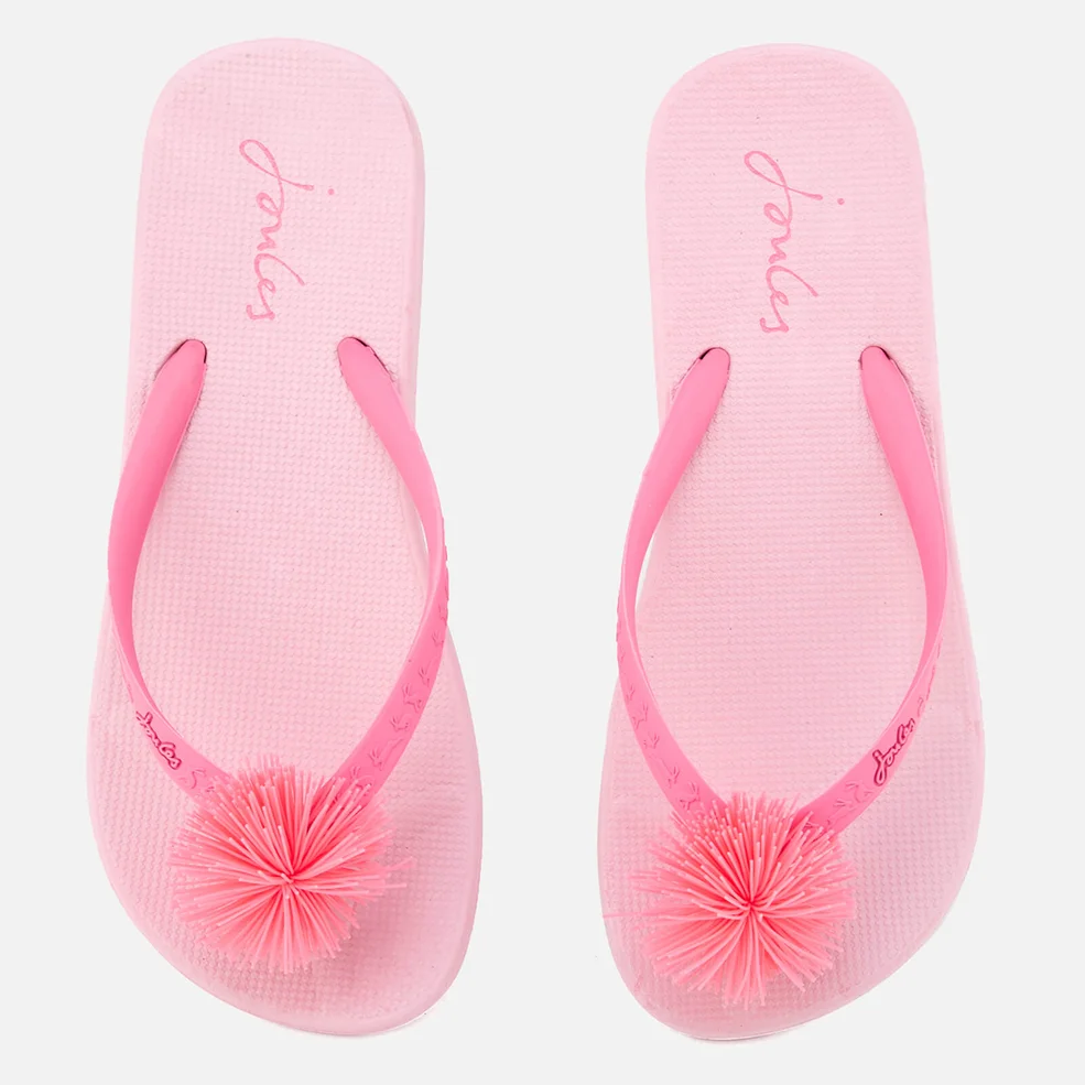 Joules Women's Flip Flops - Pale Pink Image 1