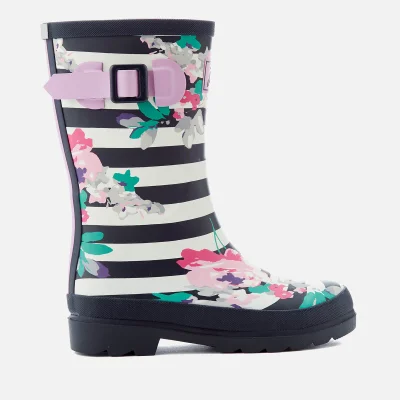 Joules Kids' Stripe Wellies - Margate Floral