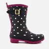 Joules Women's Molly Short Wellies - French Navy Spot - Image 1