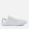 Converse Kids' Chuck Taylor All Star Ox Trainers - White/White/White - Image 1