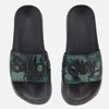 Superdry Men's Pool Slide Sandals - Black/Camo - Image 1