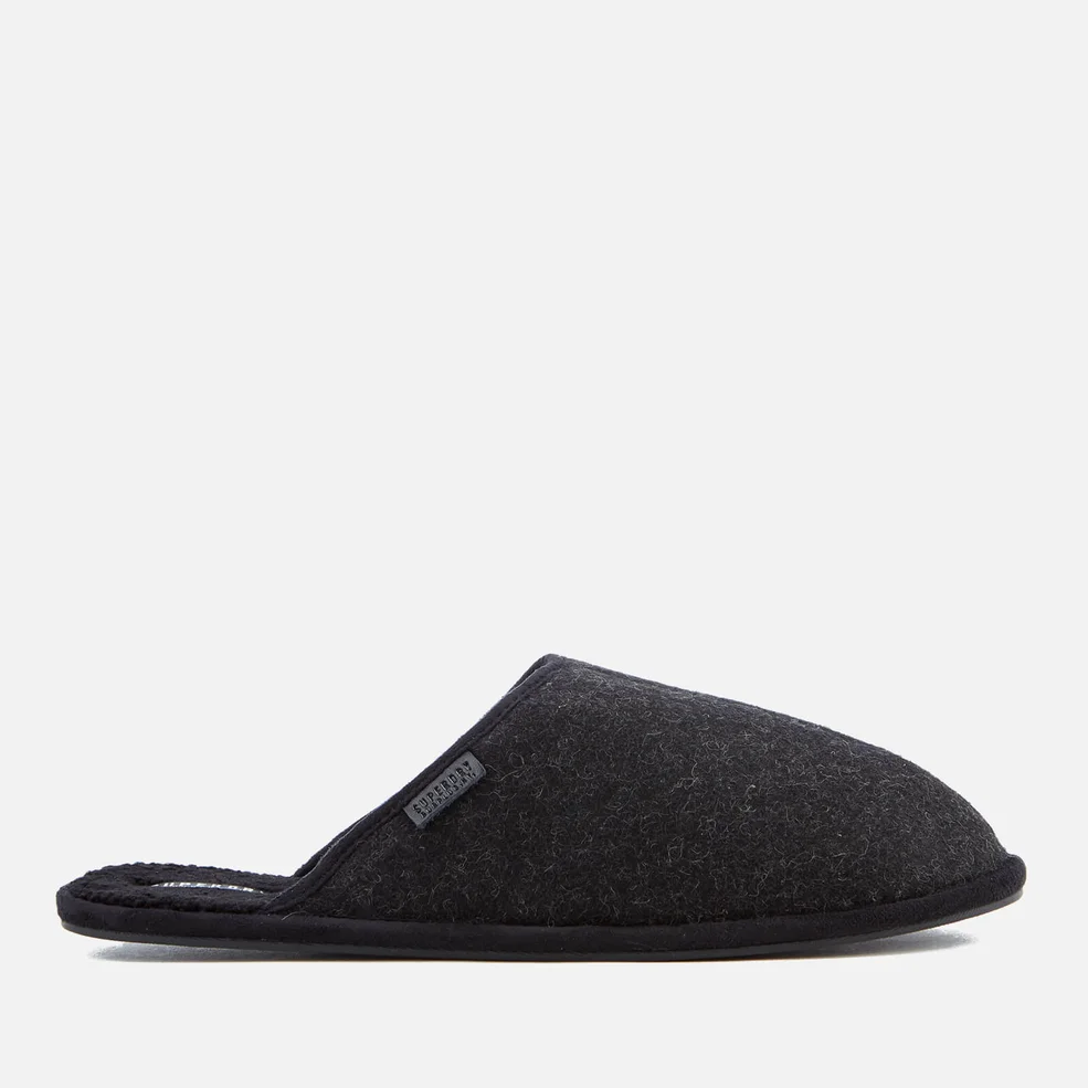 Superdry Men's Classic Mule Slippers - Charcoal Image 1