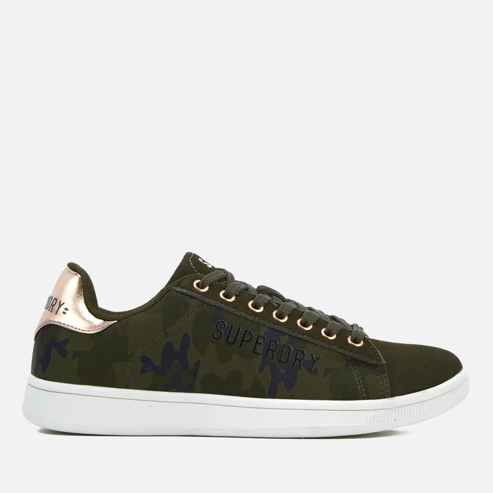 Superdry Women's Army Suede Trainers - Camo Image 1