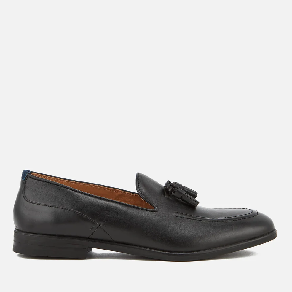 Hudson London Men's Dickson Leather Tassel Loafers - Black Image 1