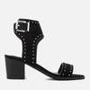 Sol Sana Women's Bev Suede Heeled Sandals - Black Stud - Image 1