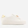 MICHAEL MICHAEL KORS Women's Poppy Lace Up Trainers - Optic White - Image 1