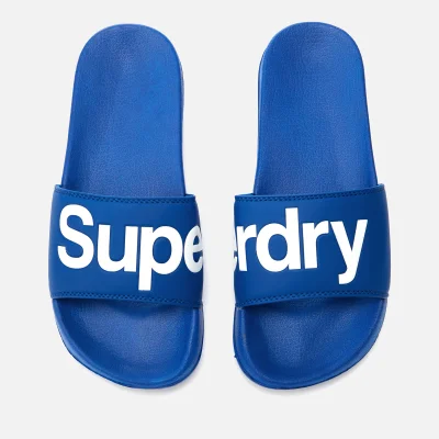 Superdry Men's Superdry Pool Slide Sandals - Racer Cobalt/Optic White