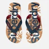 Superdry Men's Printed Cork Flip Flops - Darkest Navy/Optic Hibiscus - Image 1