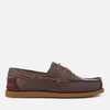 Superdry Men's Leather Deck Shoes - Dark Brown - Image 1