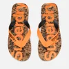 Superdry Men's Cork Flip Flops - Black Fleck/Fluro Orange - Image 1