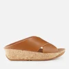 FitFlop Women's Kys Slide Leather Sandals - Caramel - Image 1