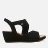 Clarks Women's Un Plaza Sling Leather Wedged Sandals - Black - Image 1