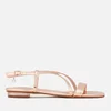Dune Women's Nienna Strappy Flat Sandals - Rose Gold - Image 1
