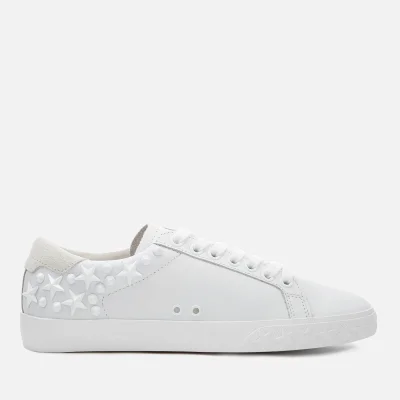 Ash Women's Dazed Leather Low Top Trainers - White Snow
