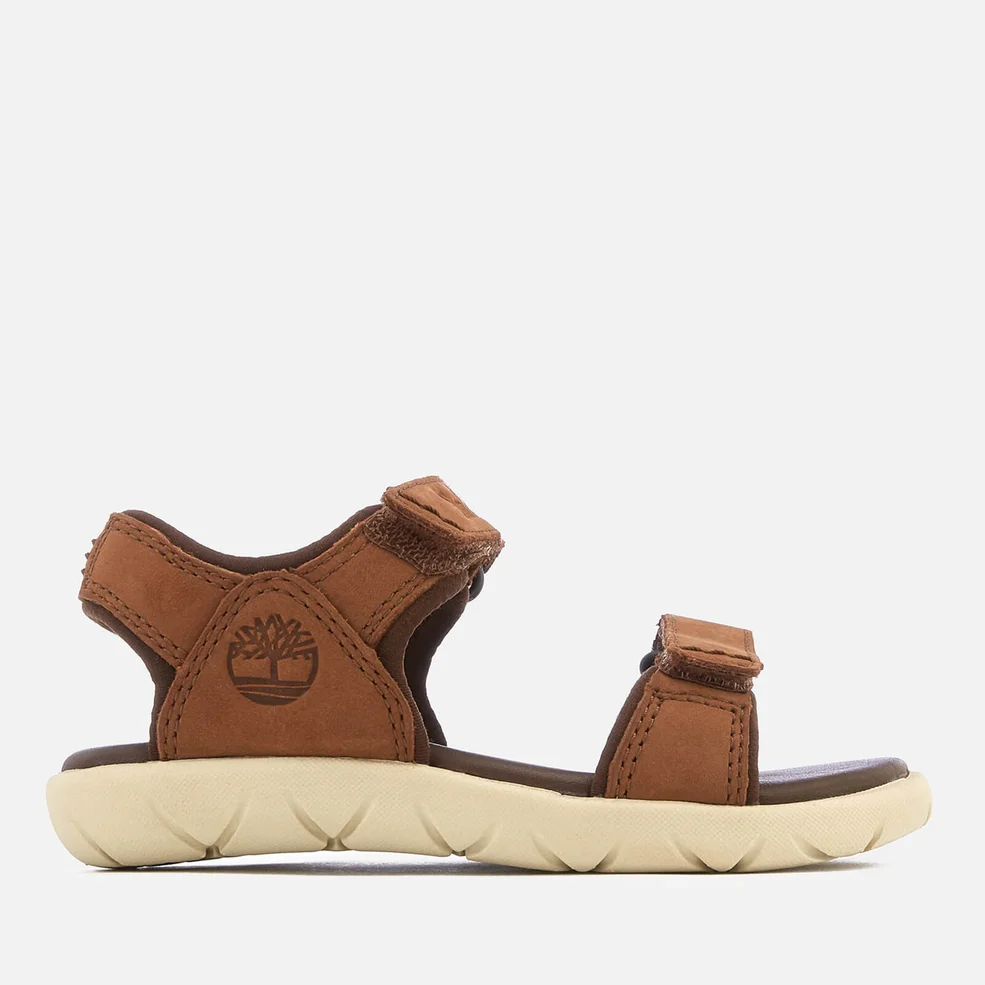 Timberland Toddlers' Nubble 2 Strap Leather Sandals - Cappuccino Nubuck Image 1
