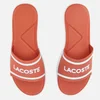 Lacoste Women's L.30 118 1 Slide Sandals - Pink/White - Image 1