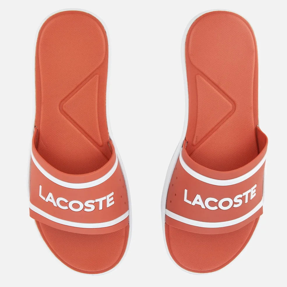Lacoste Women's L.30 118 1 Slide Sandals - Pink/White Image 1