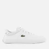 Lacoste Men's Court Master 118 2 Leather Trainers - White/Navy - Image 1