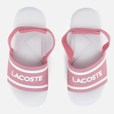 Lacoste Kids' L.30 118 2 Slide Sandals - Pink/White