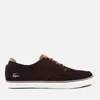 Lacoste Men's Esparre Deck 118 1 Suede Boat Shoes - Dark Brown/Light Brown - Image 1