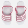 Lacoste Toddlers' L.30 118 2 Slide Sandals - Pink/White - Image 1
