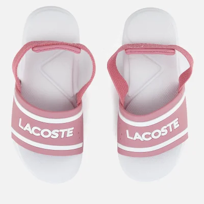 Lacoste Toddlers' L.30 118 2 Slide Sandals - Pink/White
