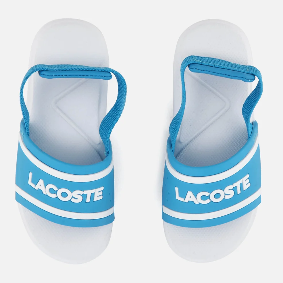 Lacoste Toddlers' L.30 118 2 Slide Sandals - Blue/White Image 1