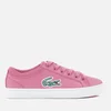 Lacoste Kids' Straightset Lace 118 1 Trainers - Pink/White - Image 1