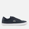 Lacoste Men's Court Master 118 2 Leather Trainers - Navy/Off White - Image 1