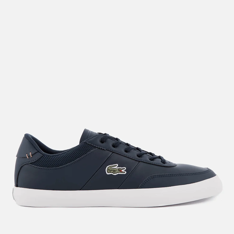 Lacoste Men's Court Master 118 2 Leather Trainers - Navy/Off White Image 1