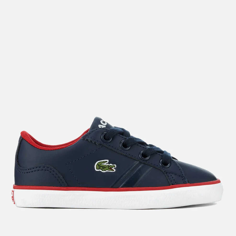 Lacoste Toddlers' Lerond 218 2 Trainers - Navy/Red Image 1