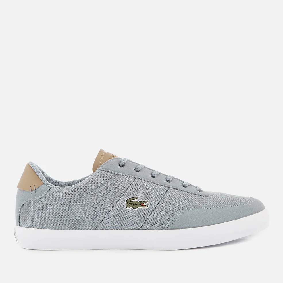 Lacoste Men's Court Master 118 1 Trainers - Grey/Light Tan Image 1