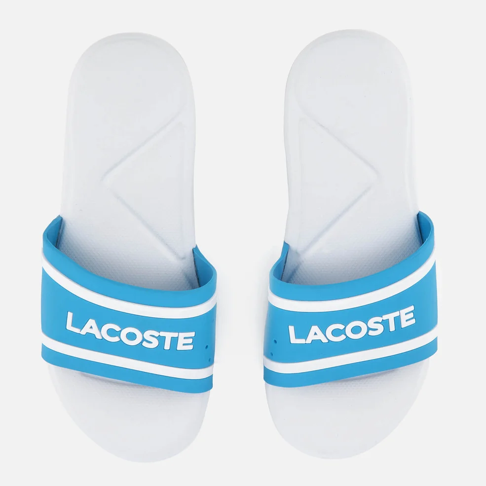 Lacoste Kids' L.30 118 2 Slide Sandals - Blue/White Image 1