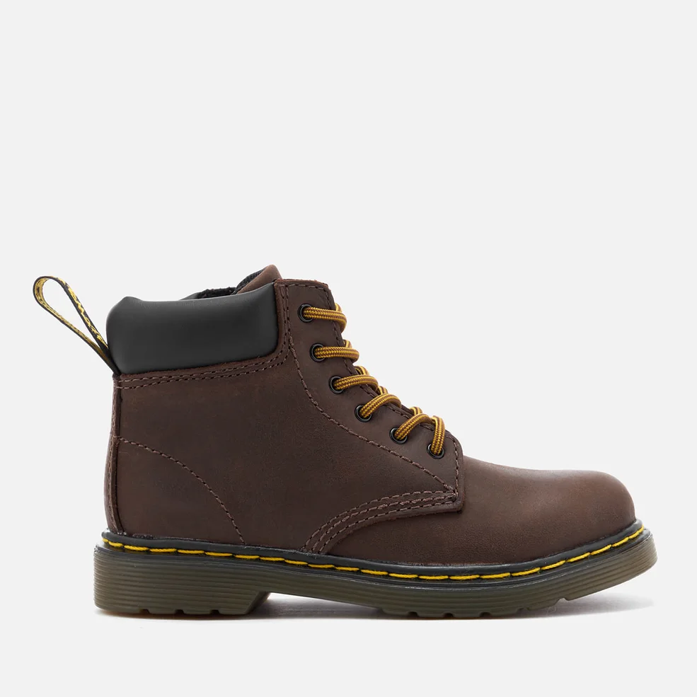 Dr. Martens Kids' Padley I Wyoming Lace Low Boots - Dark Brown Image 1