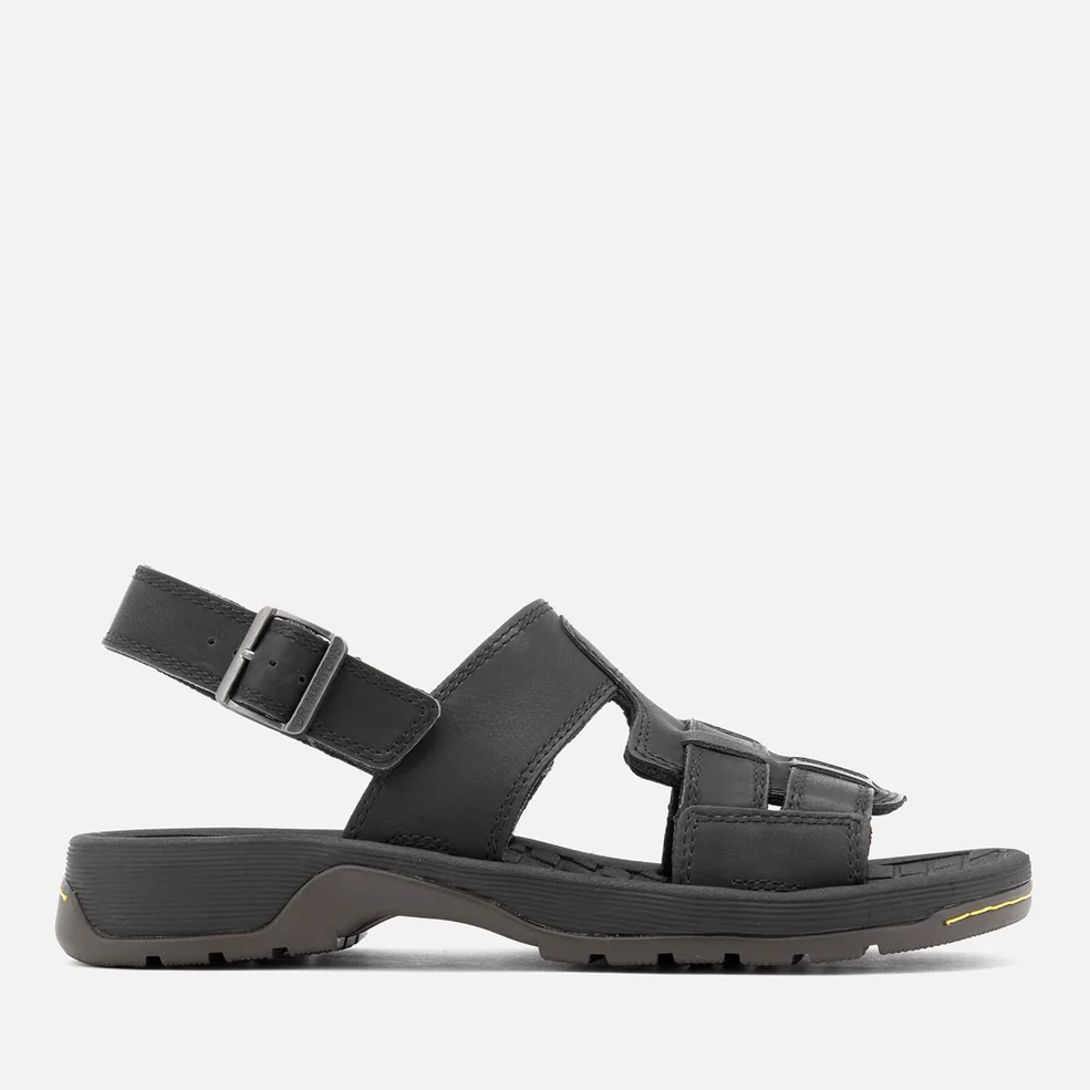 Dr. Martens Men's Wharf Piedmont Split Sandals - Black Image 1